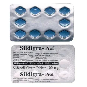 Sildigra Prof 100 Mg – Sildenafil Tablets for ED